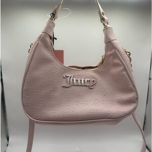 NWT light pink embossed Juicy Couture shoulder bag/ crossbody